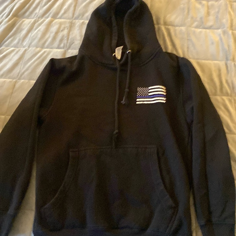 Thin Blue Line Hoodie…I got your six Bruther!